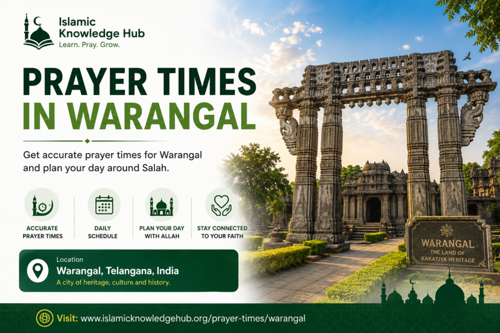 Prayer Times in Warangal